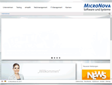 Tablet Screenshot of carts.micronova.de